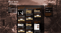 Desktop Screenshot of booneknife.com